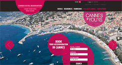 Desktop Screenshot of cannes-hotel-booking.com
